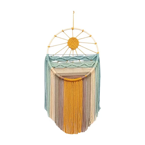 Extra Large Boho Dream Catcher Wall Decor Handmade Woven Macrame Tapestry Sun Art for Bedroom Living Room