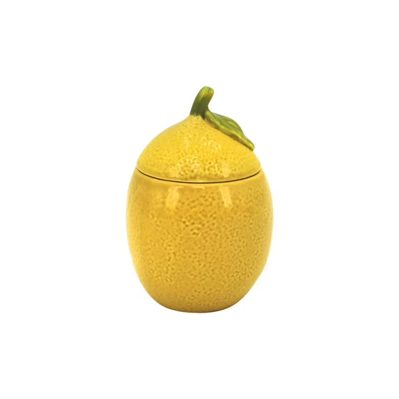 Candle, Lemon and Mint Scent, 6 oz, Single Wick