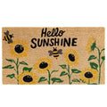 Sunflower Coir Doormat 30x17 Inch, Sunshine Outdoor Welcome Mat for Outside