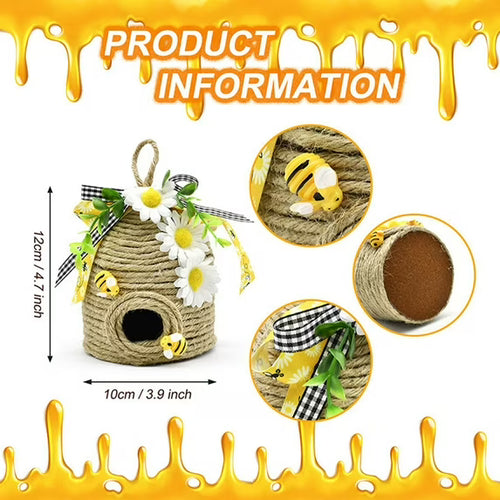 spring Summer Bee Home Decor for Kitchen, Sunflowers Decorations